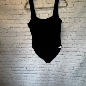 Black One Piece with snaps